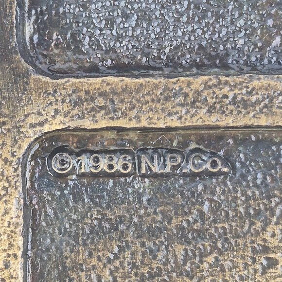 Vintage Brass Door Knocker Christian Theme Welcome in the Name of CHRIST  80's - Picture 12 of 16